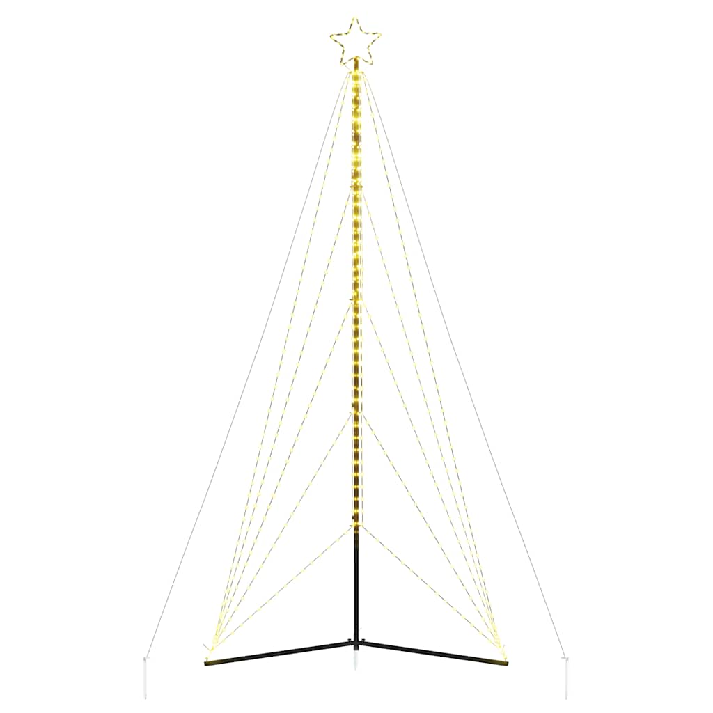 LED julgran 615 LEDs varmvit 404,5 cm