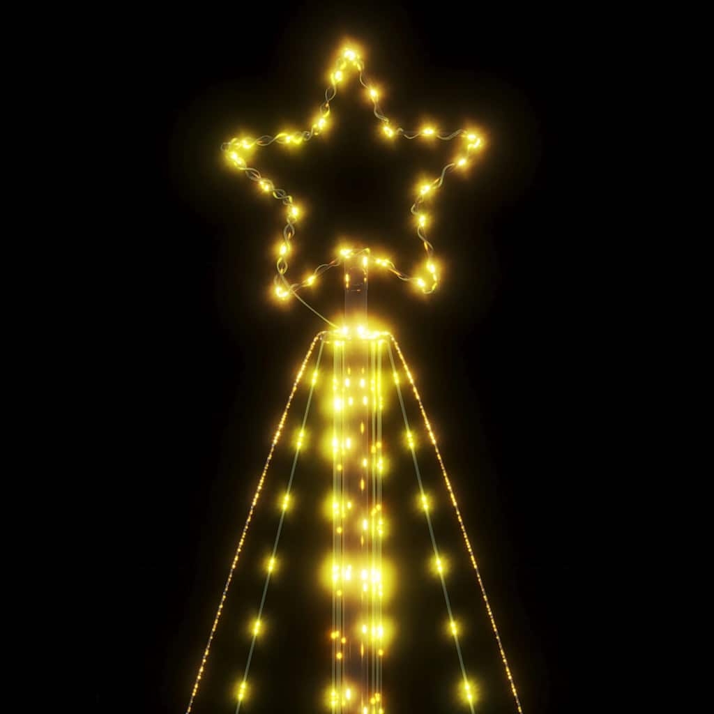 LED julgran 615 LEDs varmvit 404,5 cm