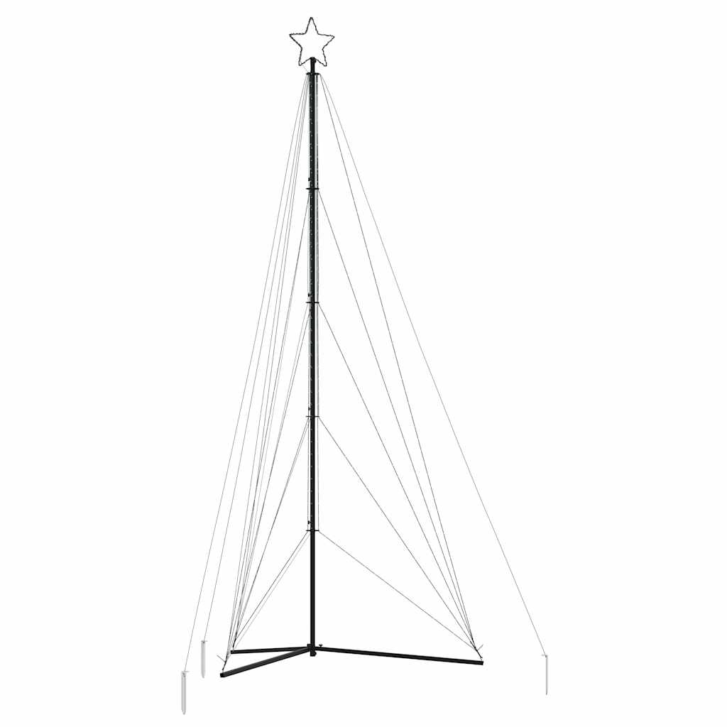 LED julgran 615 LEDs kallvit 404,5 cm