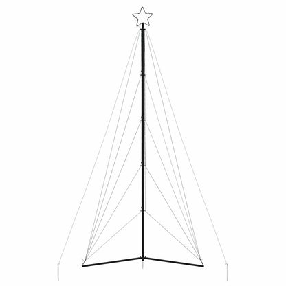 LED julgran 615 LEDs kallvit 404,5 cm
