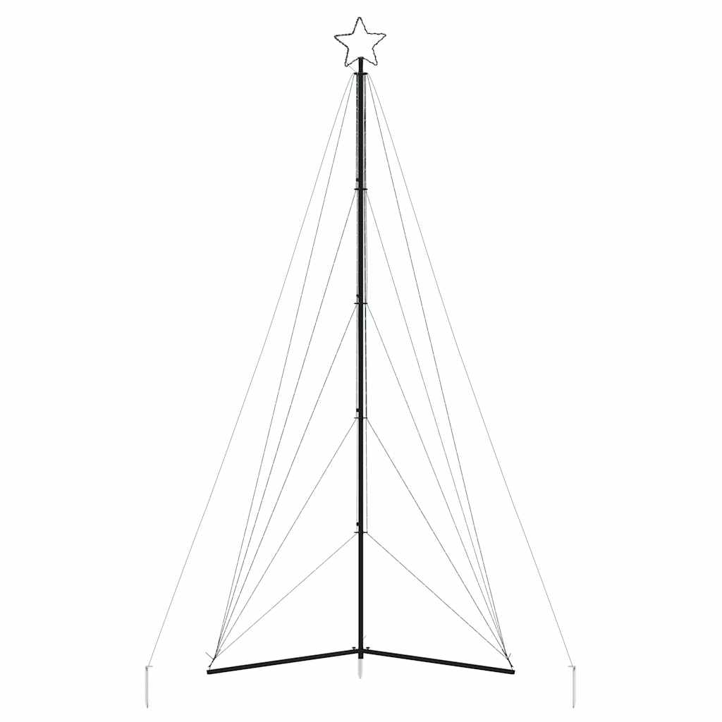 LED julgran 615 LEDs blå 404,5 cm