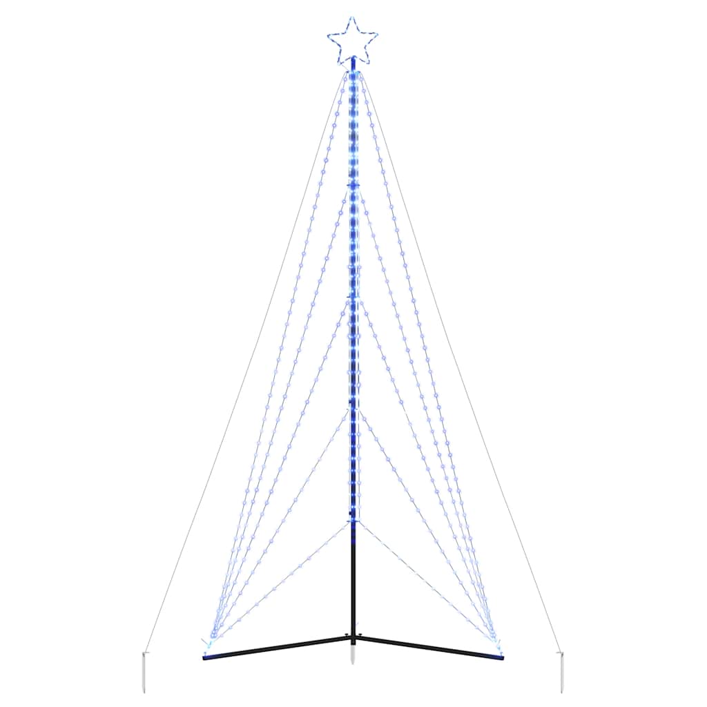 LED julgran 615 LEDs blå 404,5 cm