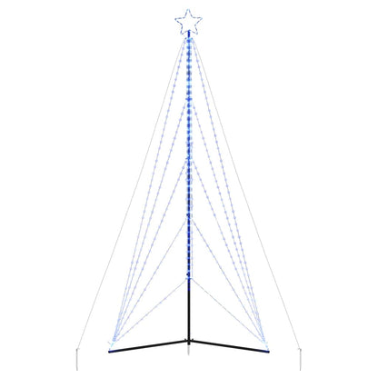 LED julgran 615 LEDs blå 404,5 cm
