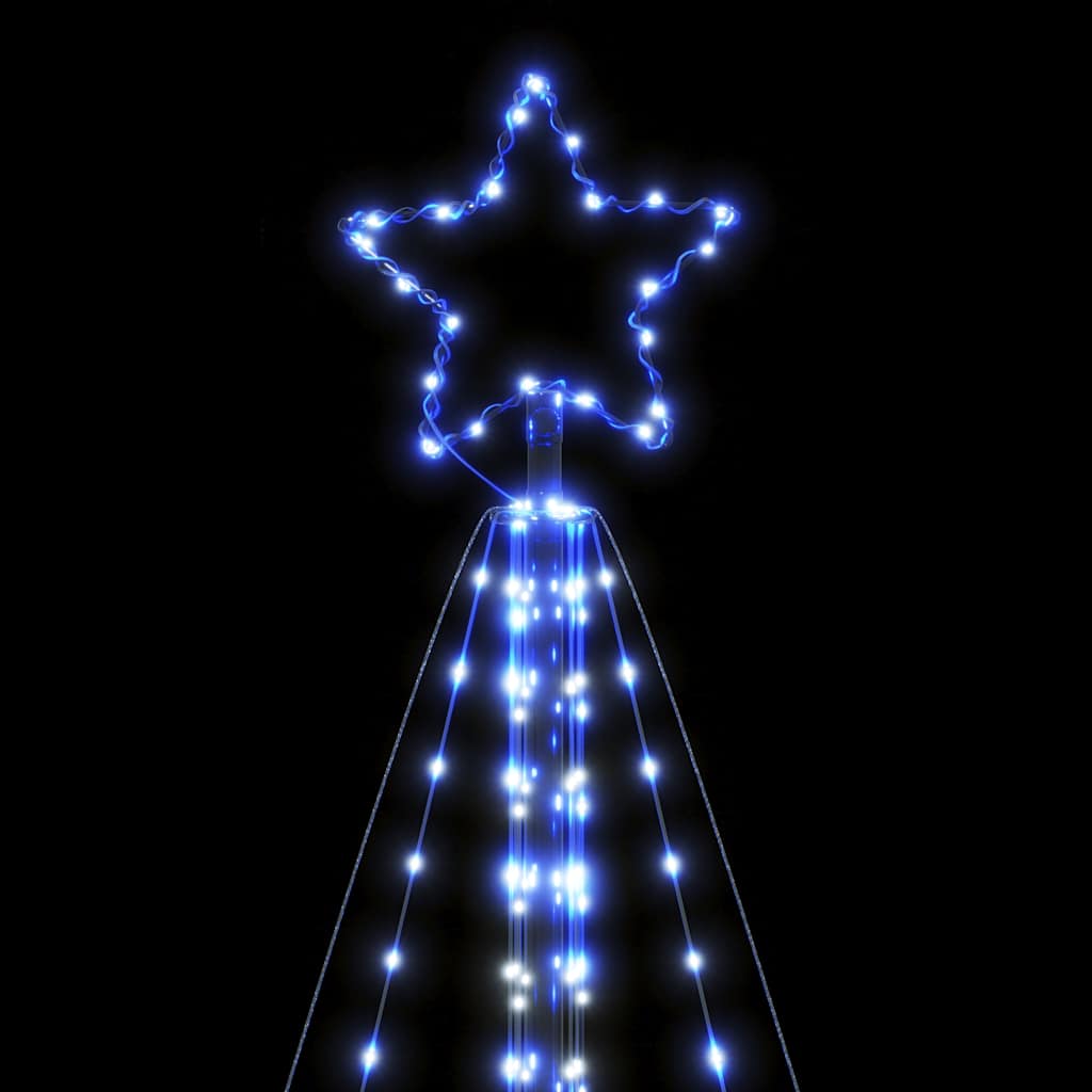 LED julgran 615 LEDs blå 404,5 cm