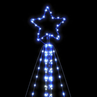LED julgran 615 LEDs blå 404,5 cm