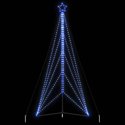 LED julgran 615 LEDs blå 404,5 cm