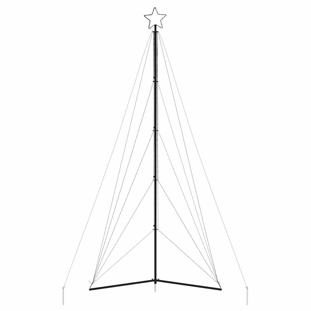 LED julgran 615 LEDs flerfärgad 404,5 cm