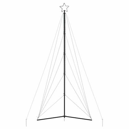 LED julgran 615 LEDs flerfärgad 404,5 cm