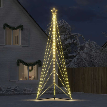 LED julgran 861 LEDs varmvit 478 cm