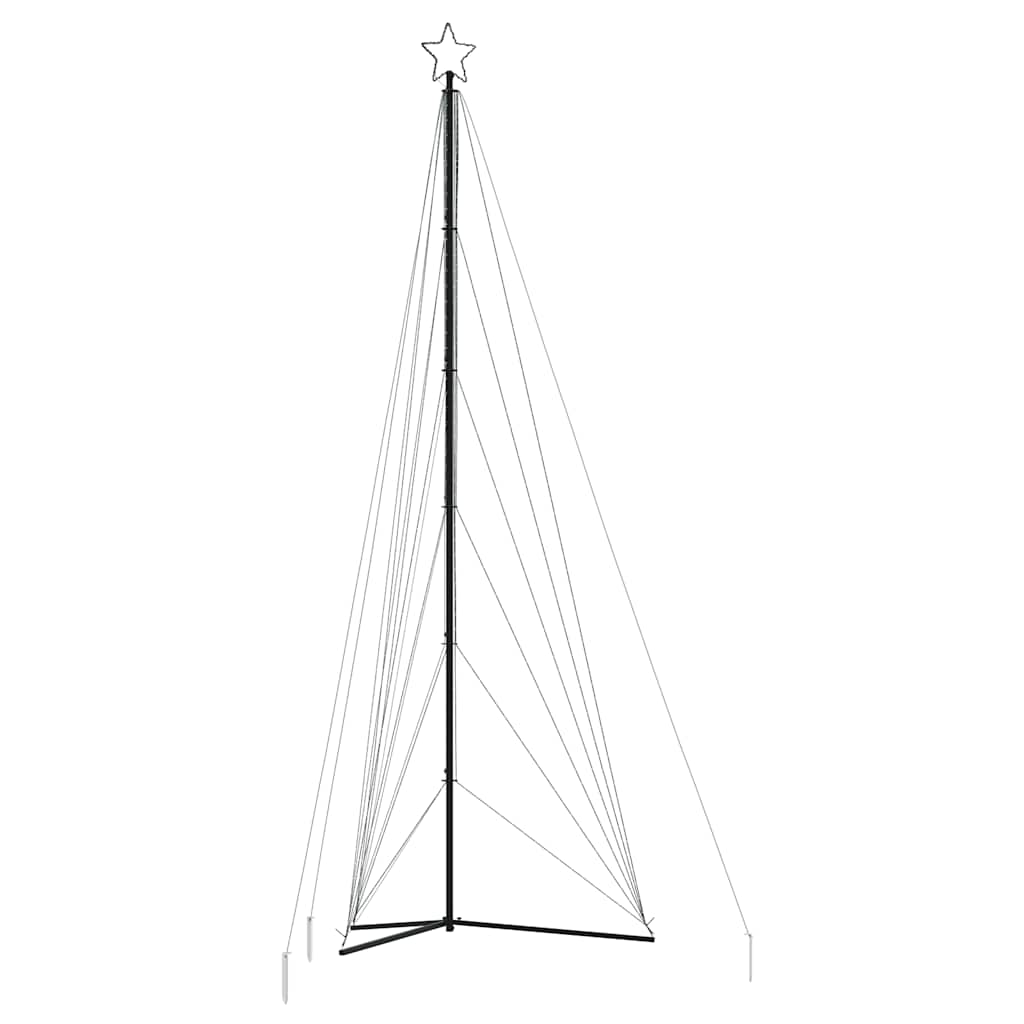 LED julgran 861 LEDs kallvit 478 cm