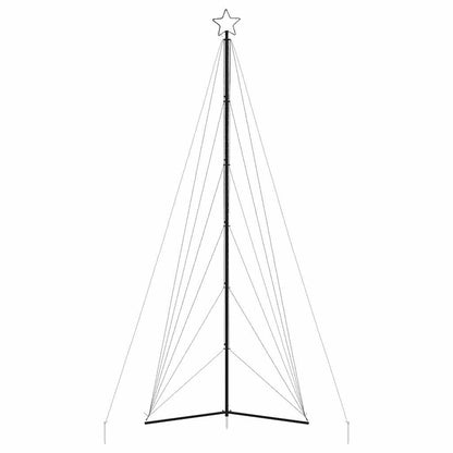 LED julgran 861 LEDs kallvit 478 cm