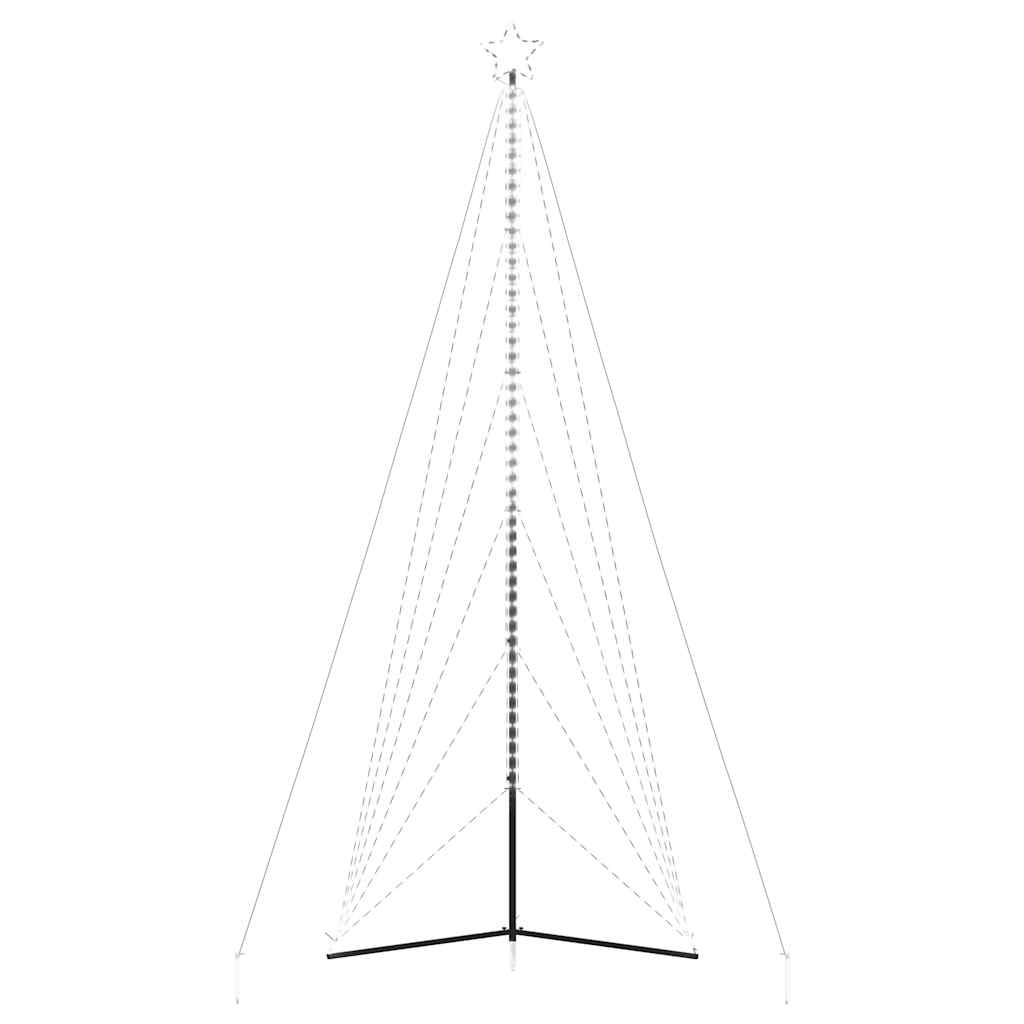 LED julgran 861 LEDs kallvit 478 cm