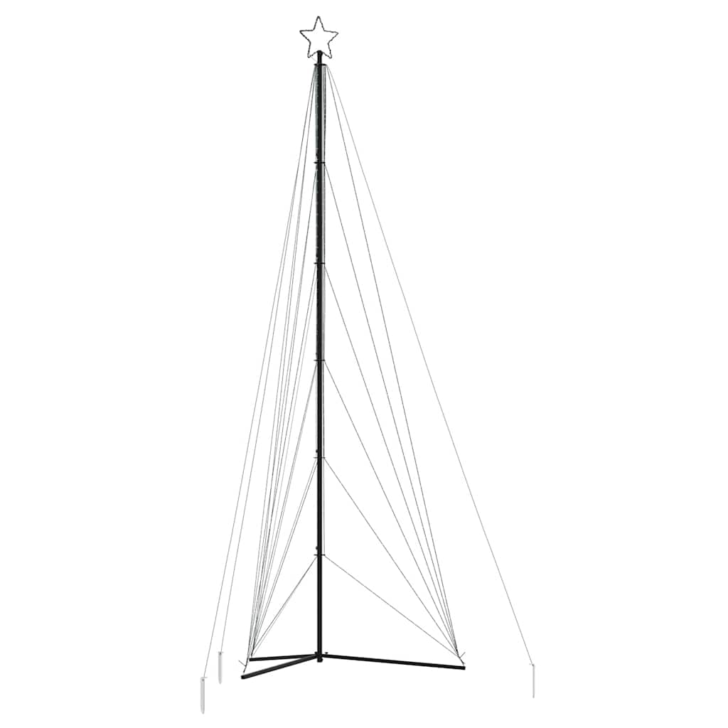 LED julgran 861 LEDs flerfärgad 478 cm