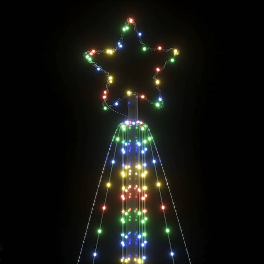 LED julgran 861 LEDs flerfärgad 478 cm