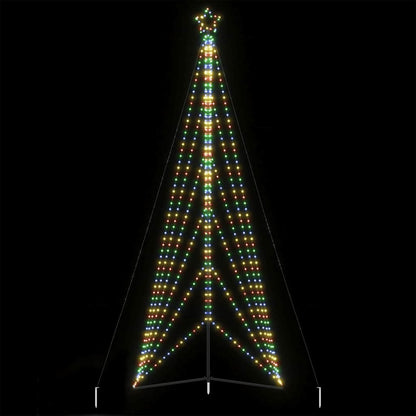 LED julgran 861 LEDs flerfärgad 478 cm