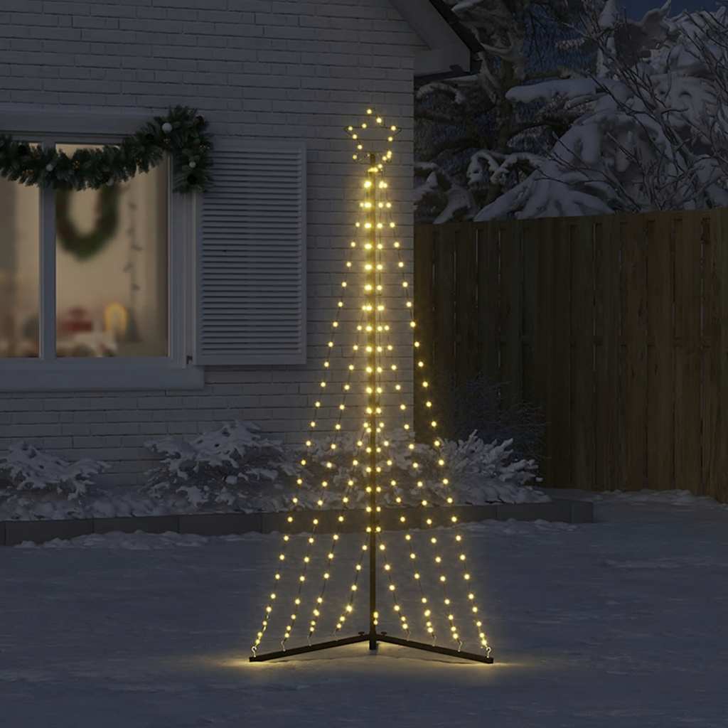 LED julgran 339 LEDs varmvit 187 cm