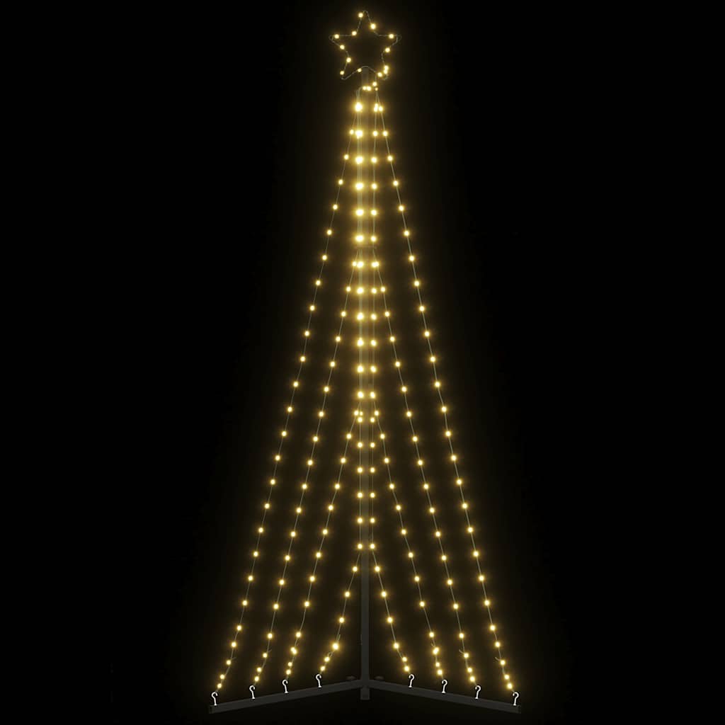 LED julgran 339 LEDs varmvit 187 cm