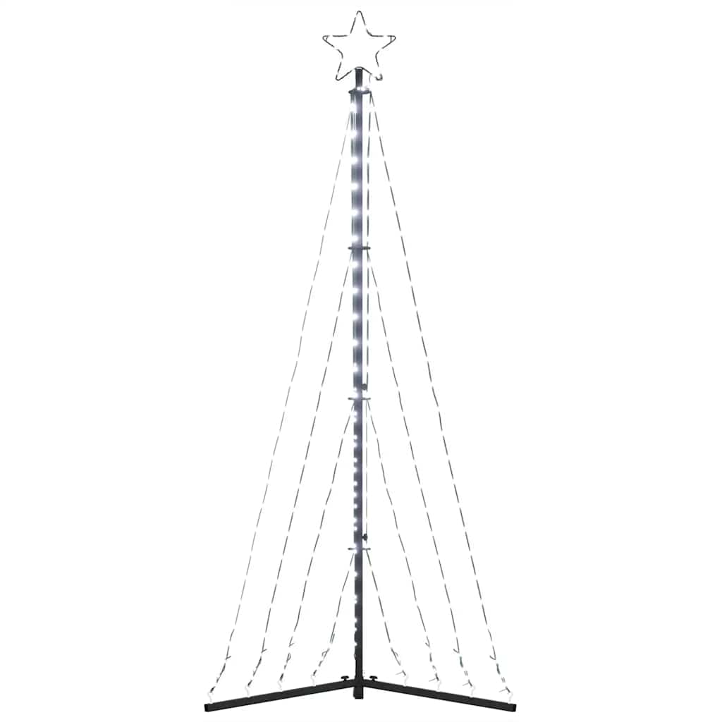 LED julgran 339 LEDs kallvit 187 cm