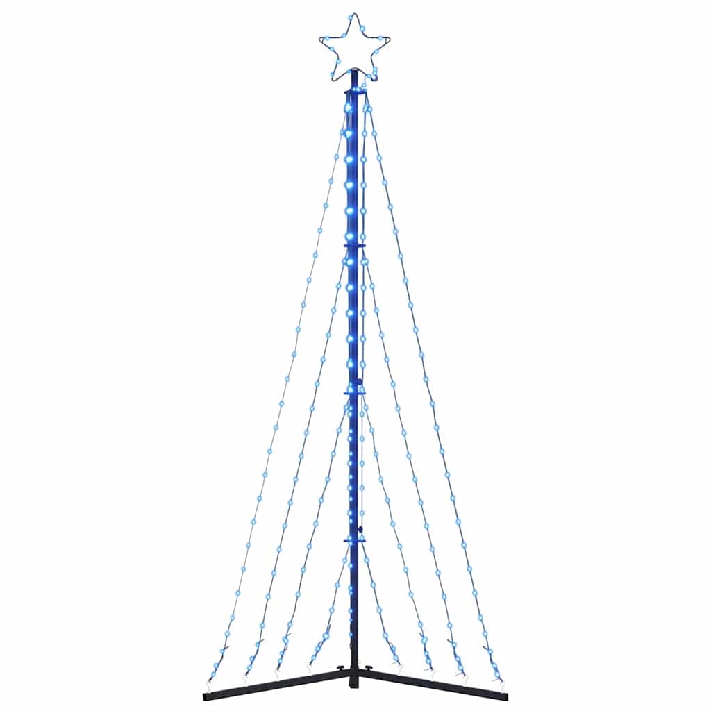 LED julgran 339 LEDs blå 187 cm