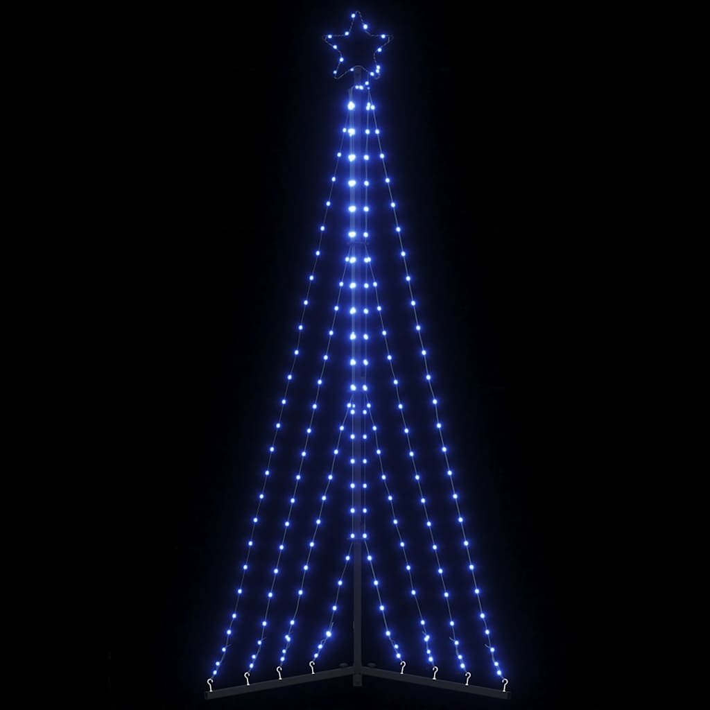 LED julgran 339 LEDs blå 187 cm