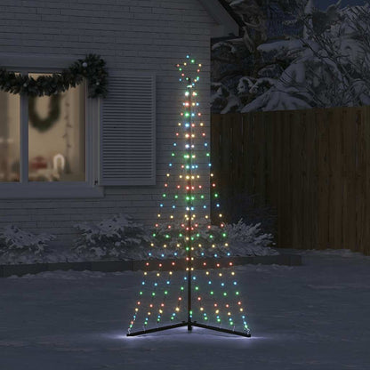 LED julgran 339 LEDs flerfärgad 187 cm