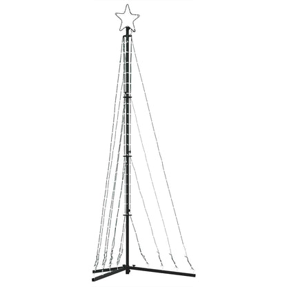 LED julgran 339 LEDs flerfärgad 187 cm