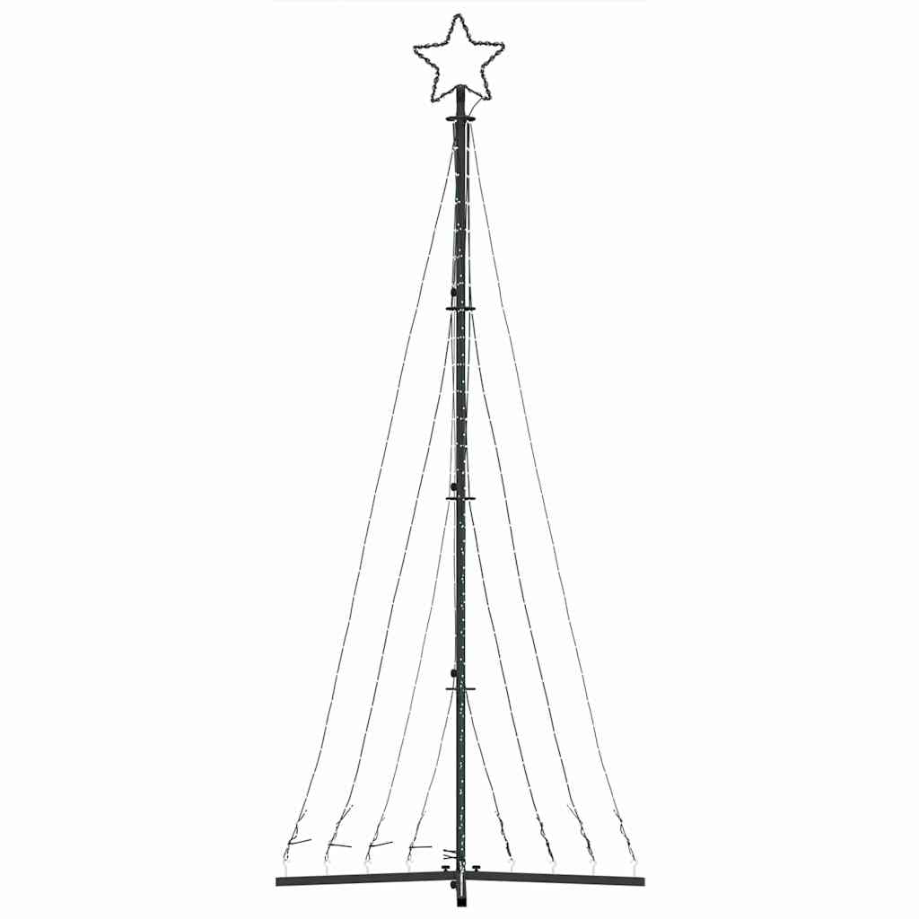 LED julgran 447 LEDs kallvit 250 cm