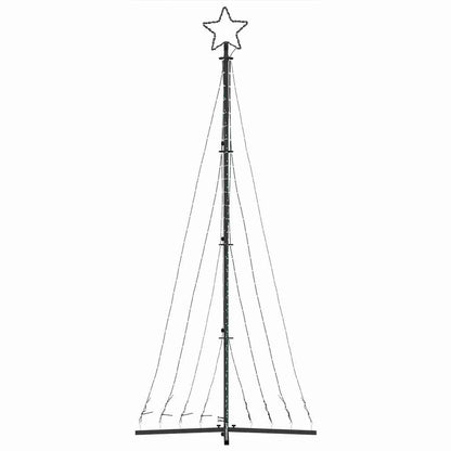 LED julgran 447 LEDs kallvit 250 cm