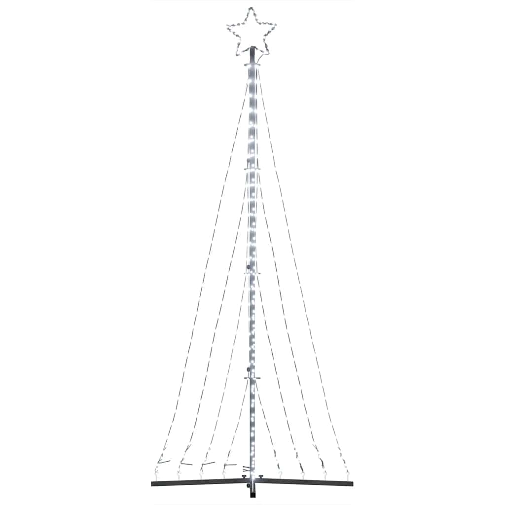 LED julgran 447 LEDs kallvit 250 cm