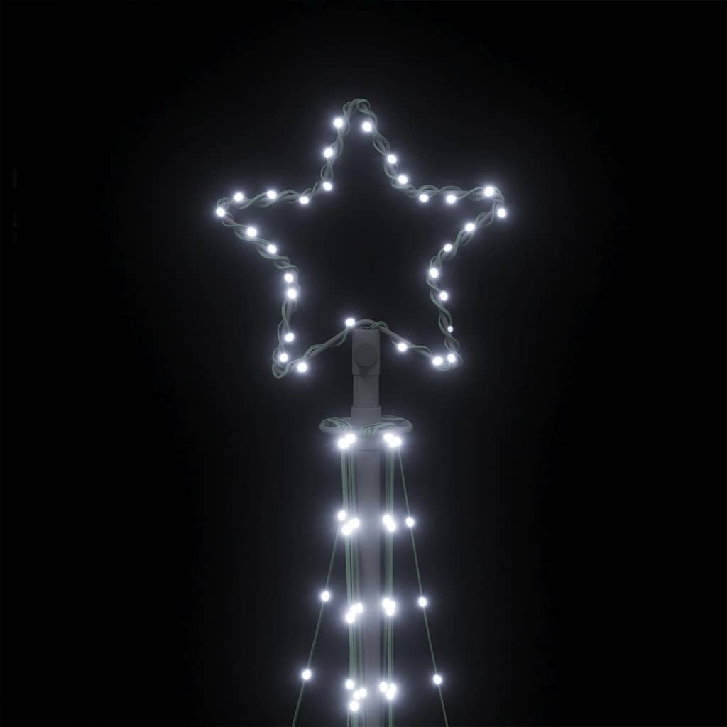 LED julgran 447 LEDs kallvit 250 cm