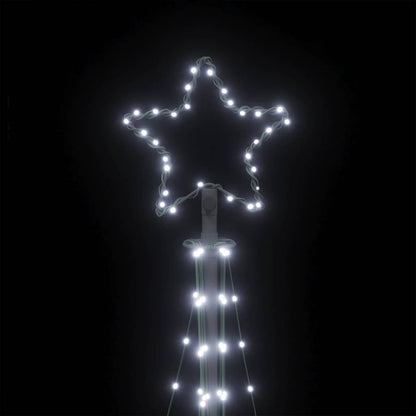 LED julgran 447 LEDs kallvit 250 cm