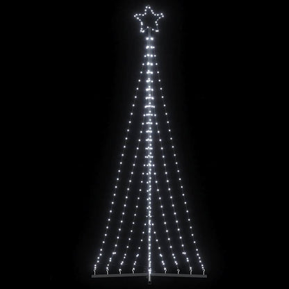 LED julgran 447 LEDs kallvit 250 cm