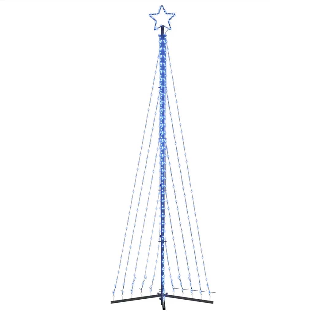 LED julgran 495 LEDs blå 300,5 cm