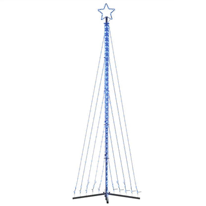 LED julgran 495 LEDs blå 300,5 cm