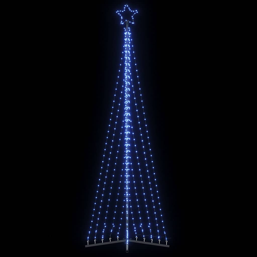 LED julgran 495 LEDs blå 300,5 cm