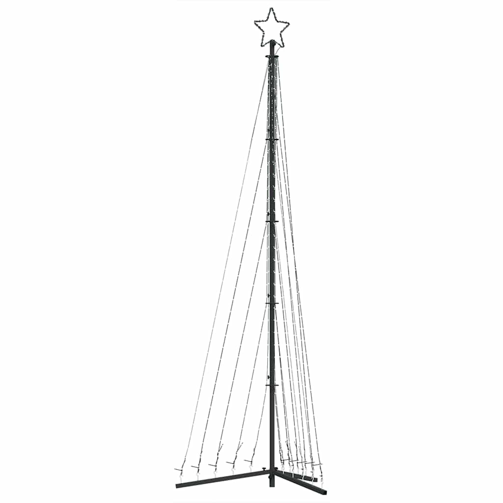 LED julgran 495 LEDs flerfärgad 300,5 cm
