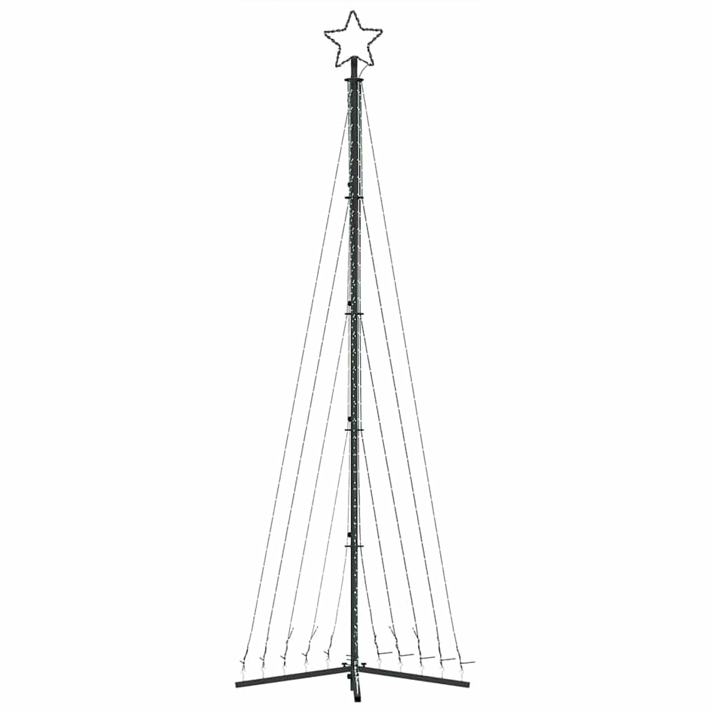 LED julgran 495 LEDs flerfärgad 300,5 cm