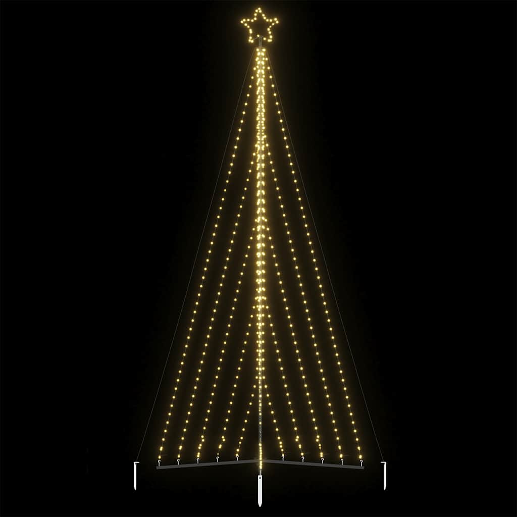 LED julgran 570 LEDs varmvit 399 cm