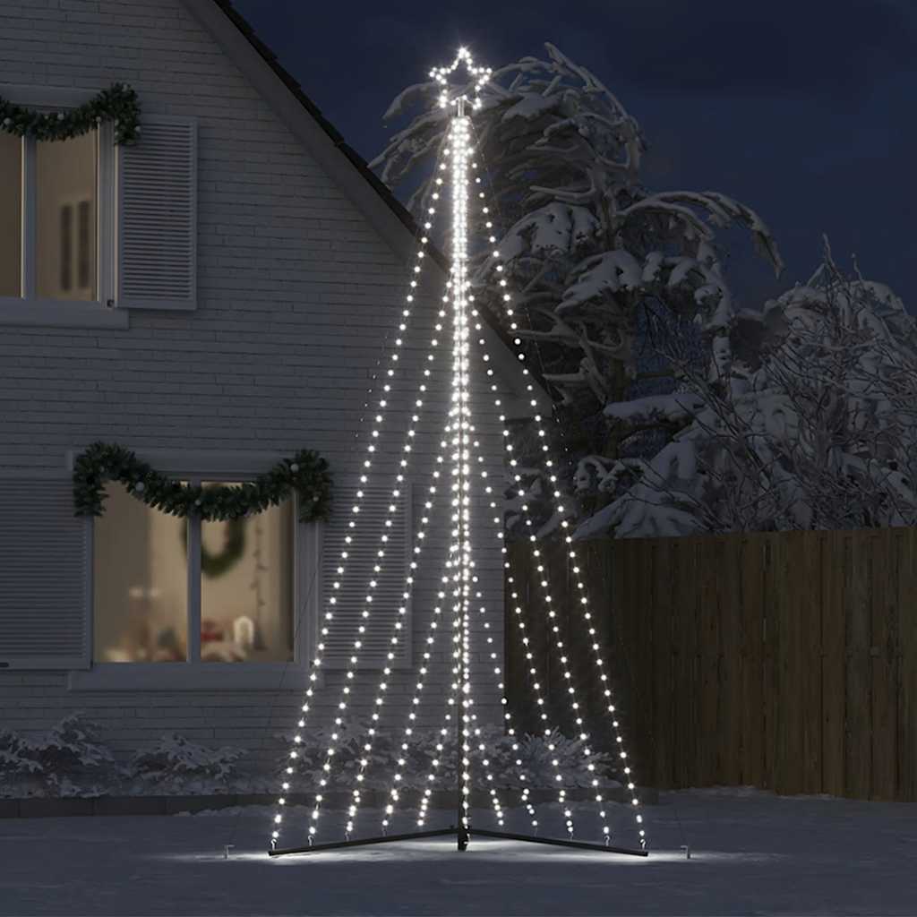 LED julgran 570 LEDs kallvit 399 cm