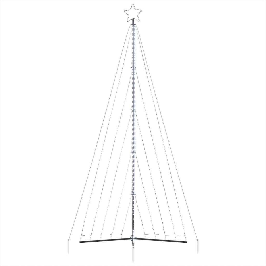 LED julgran 570 LEDs kallvit 399 cm