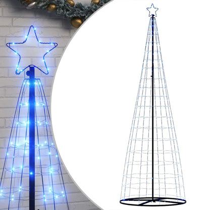LED julgran 550 LEDs blå 300 cm