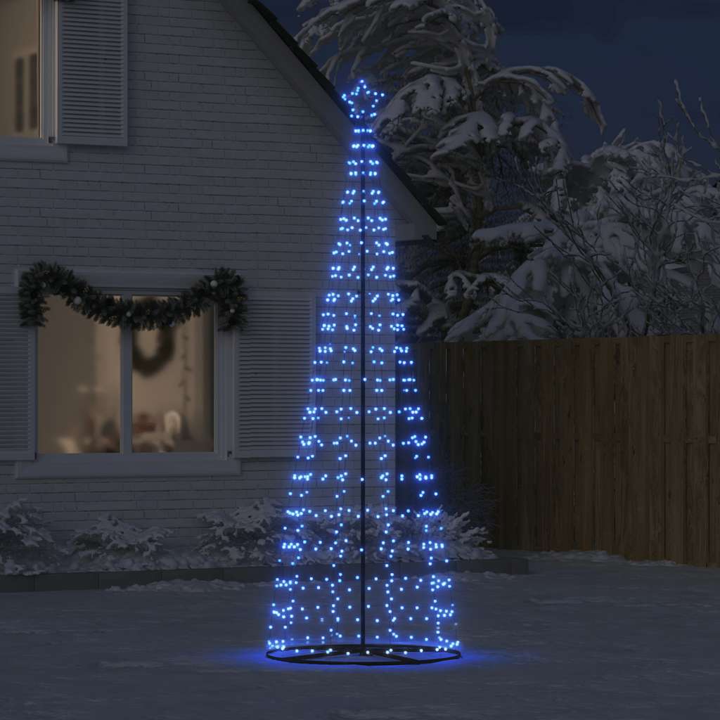 LED julgran 550 LEDs blå 300 cm