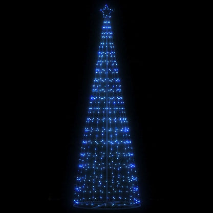 LED julgran 550 LEDs blå 300 cm