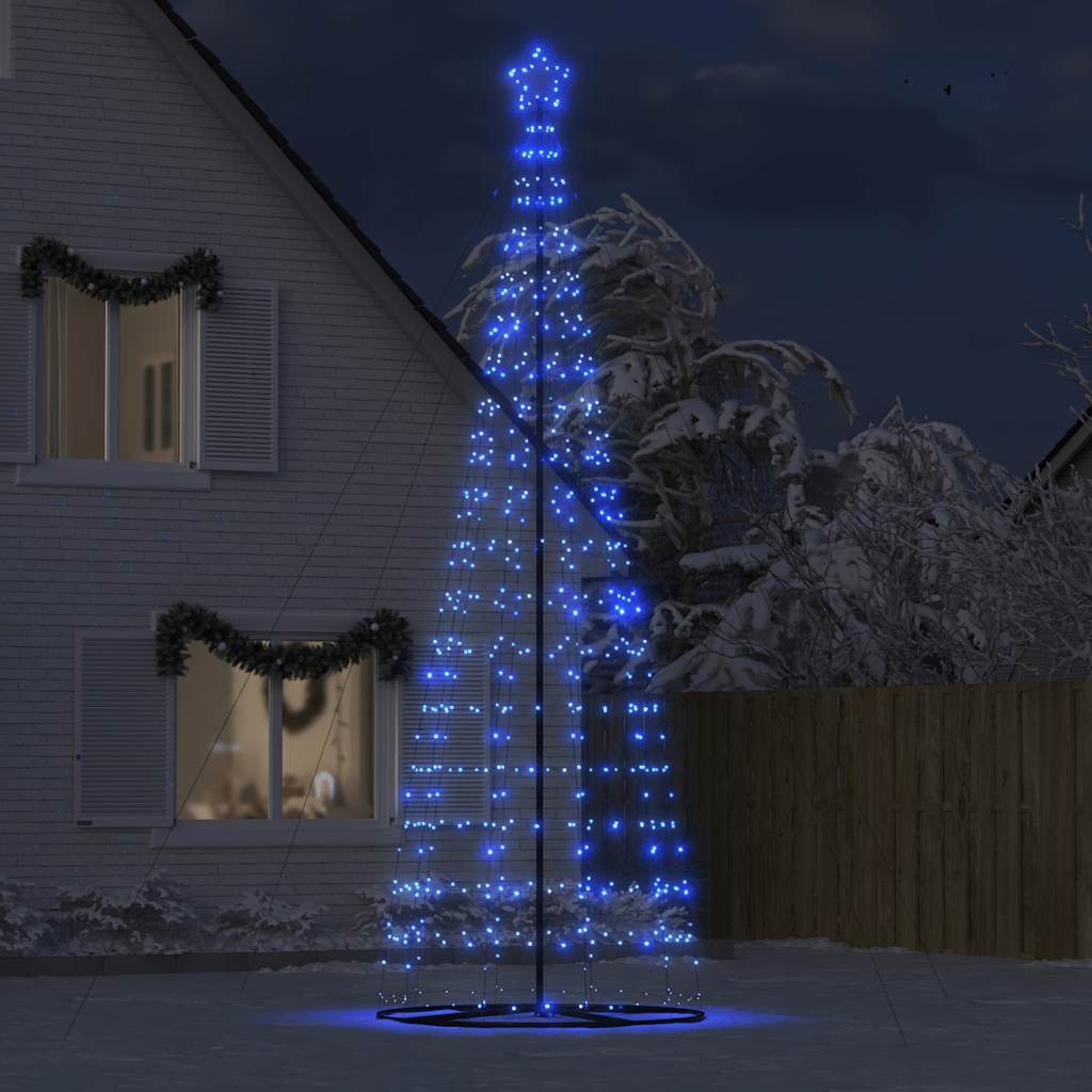 LED julgran 1534 LEDs blå 500 cm