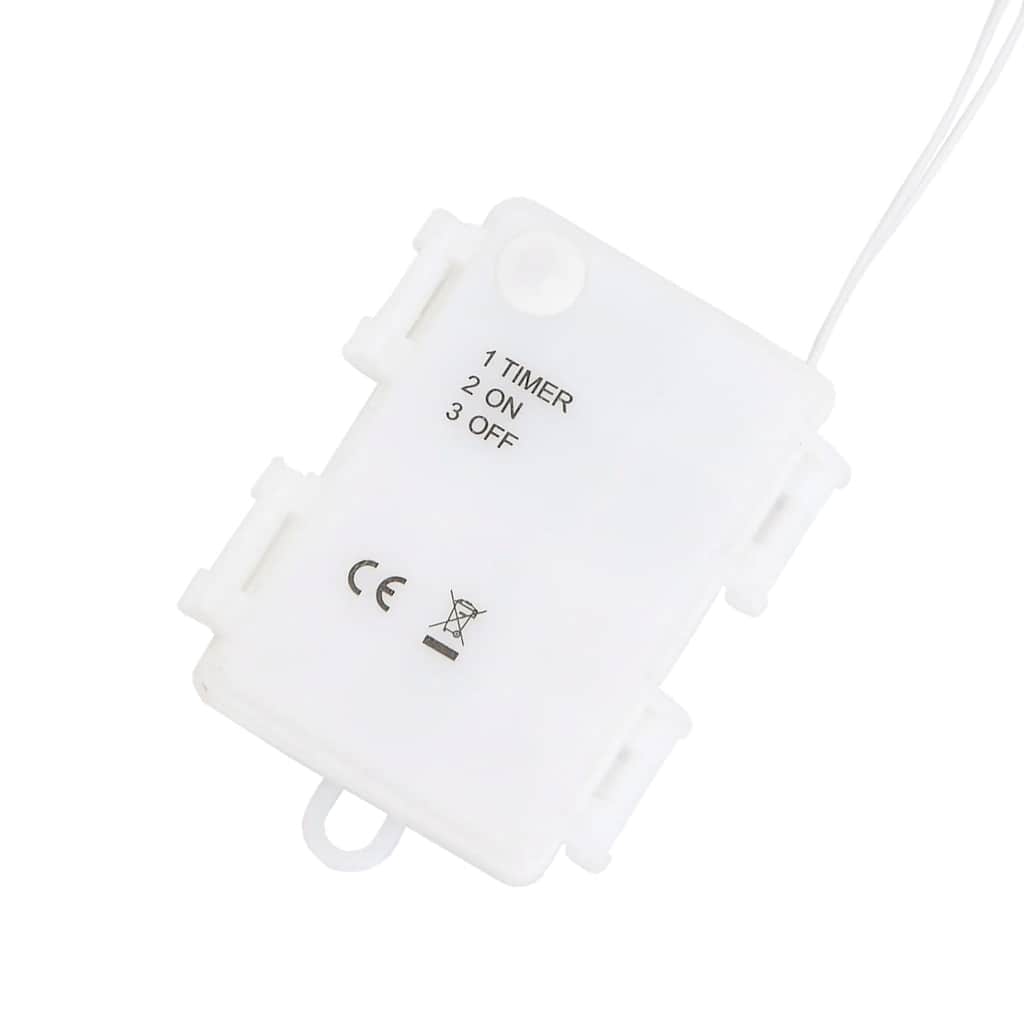 Julbelysning jultomten silhuett 2 st 35 LEDs varmvit