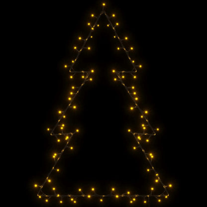 Julbelysning julgran silhuett 115 LEDs varmvit