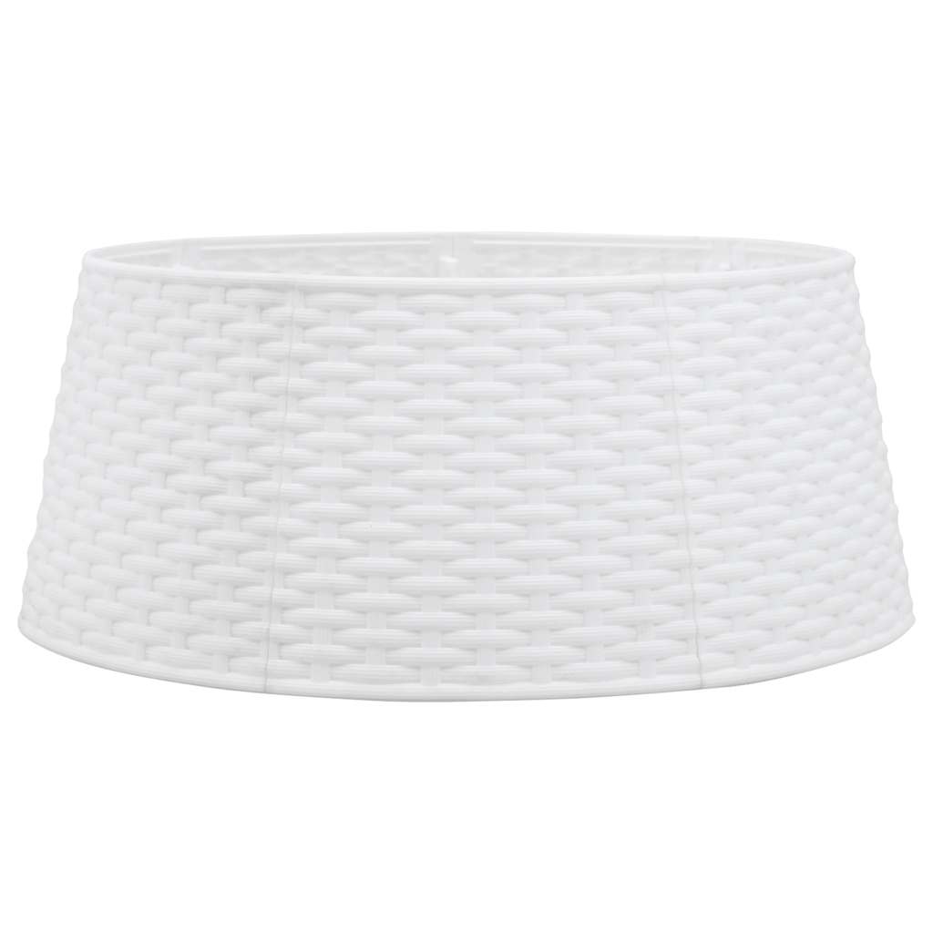 Julgranskrage vit Ø56x23 cm plast