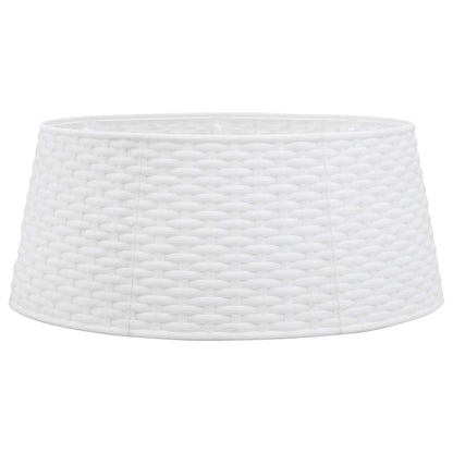 Julgranskrage vit Ø56x23 cm plast