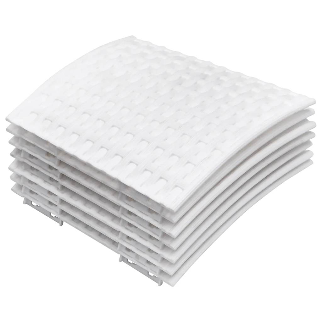 Julgranskrage vit Ø56x23 cm plast
