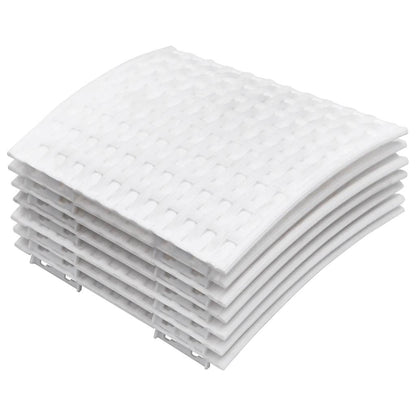 Julgranskrage vit Ø56x23 cm plast